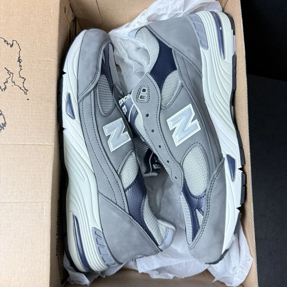 New Balance 991 Men's Made in‎ England M991GNS Size 11 Castlerock Navy Athletic